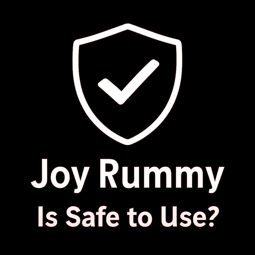 A badge representing the safety of Joy Rummy.