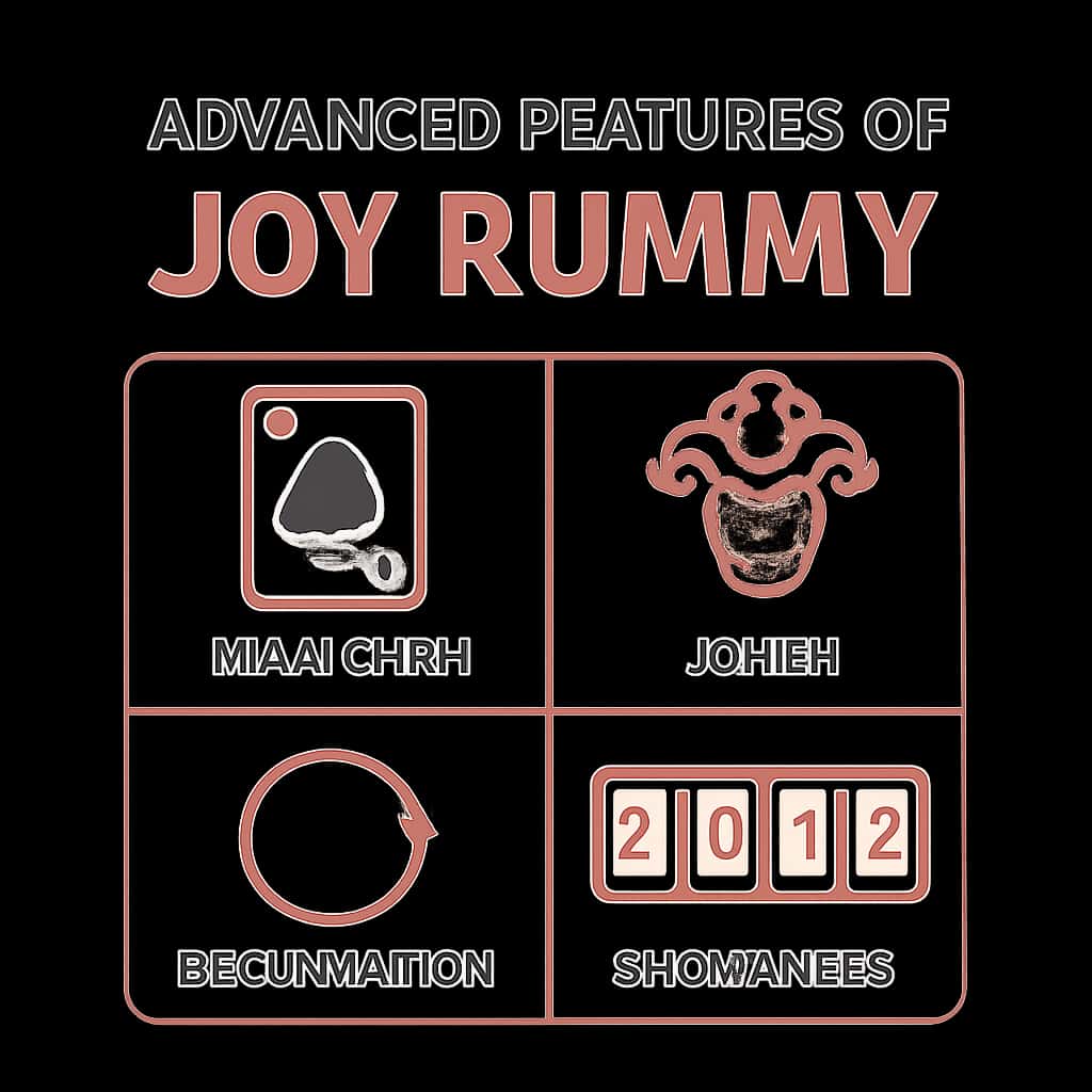 Illustration detailing installation steps for Joy Rummy.