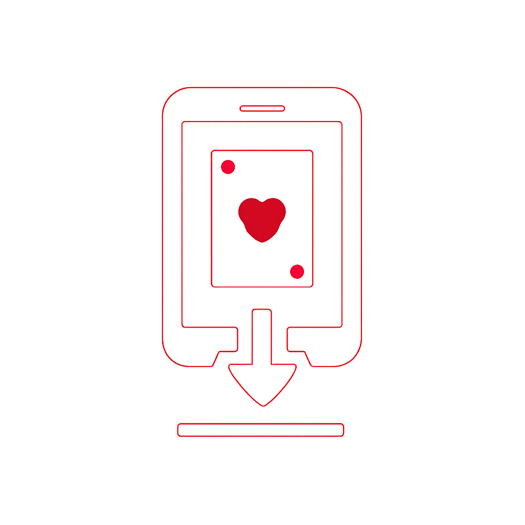 Illustration comparing Joy Rummy on Android and iOS devices.