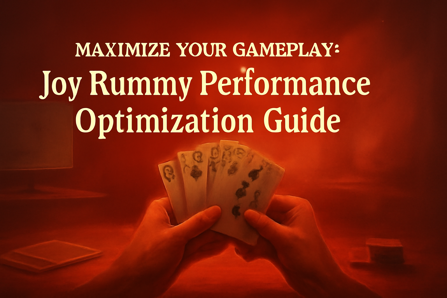 Informational image depicting Joy Rummy Guides with a futuristic design.