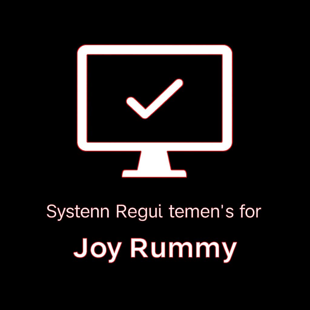 An icon indicating the system requirements for Joy Rummy.