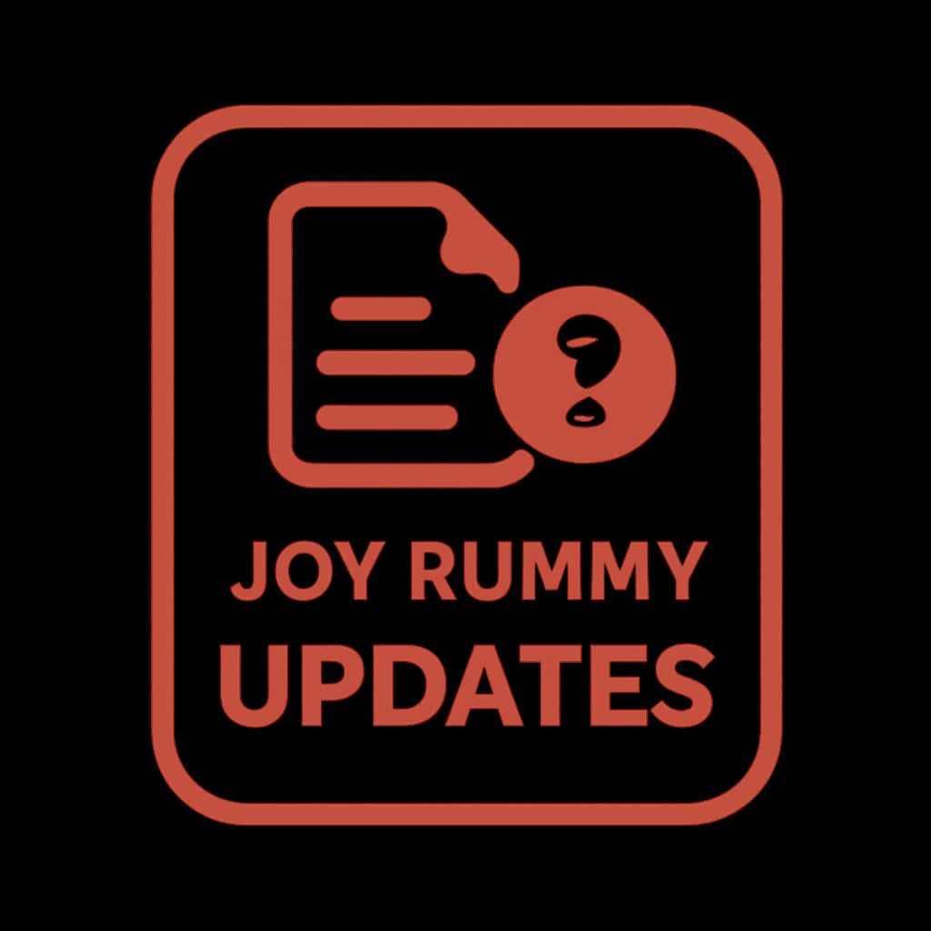 A badge icon indicating Joy Rummy updates.