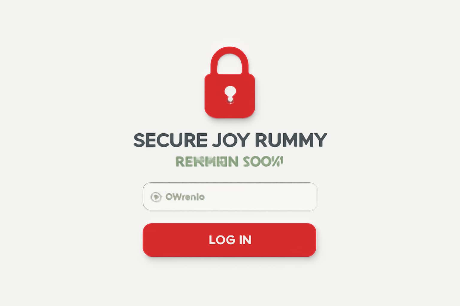 Secure Joy Rummy Member Login Interface